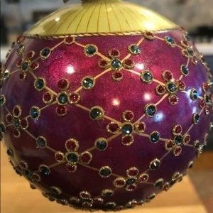 Jay Strongwater Swarovski Crystals Purple